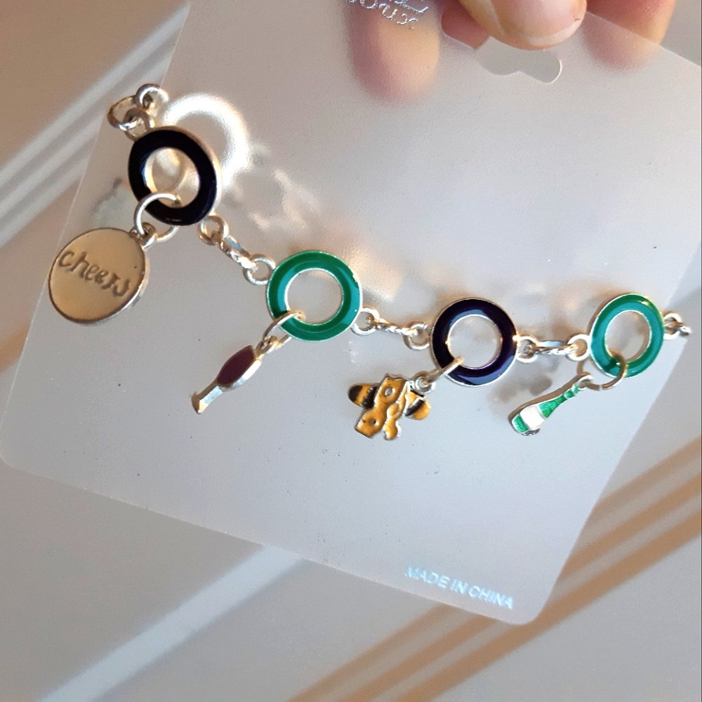 FREE ADD ON Wine Charm Bracelet